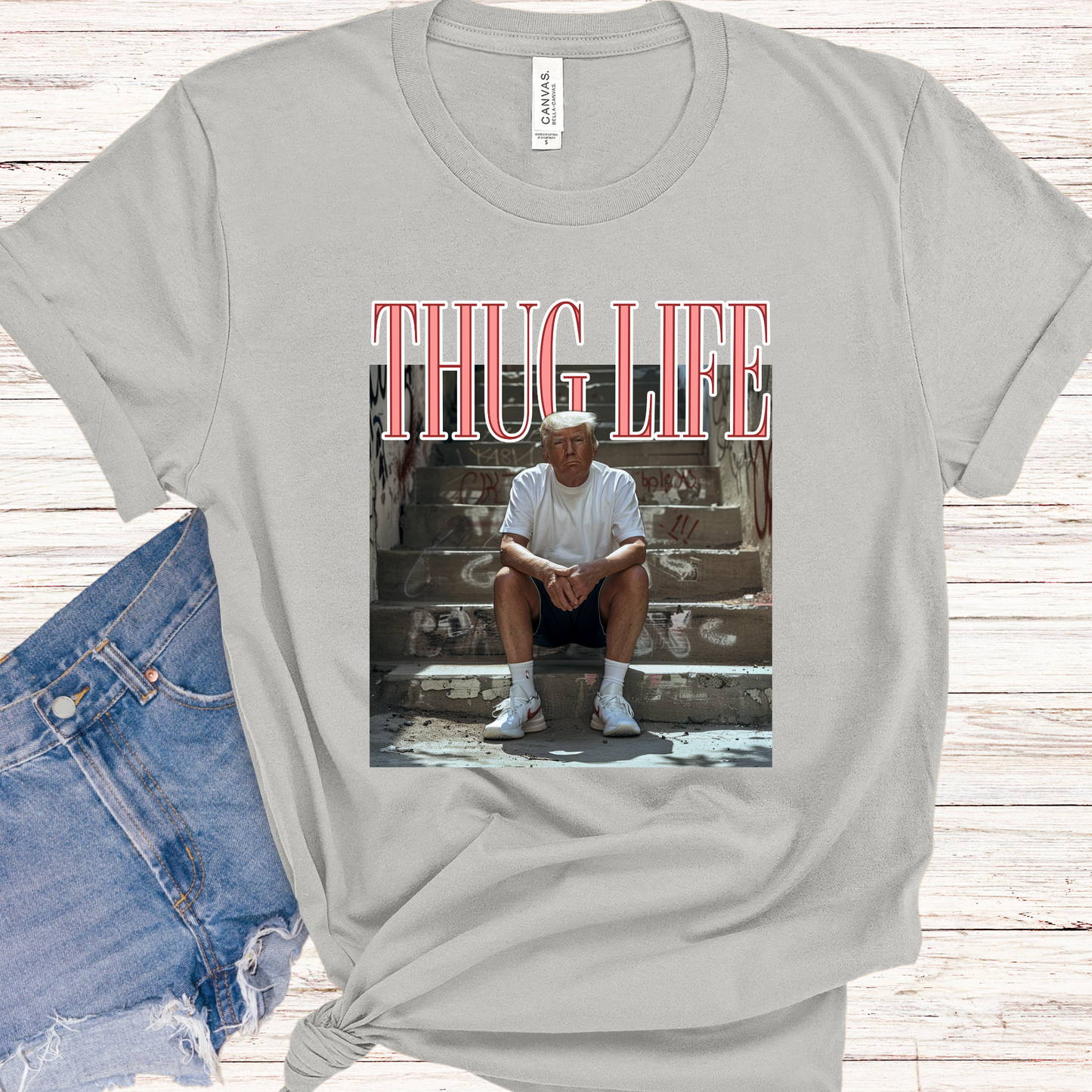 Donald Trump Thug Life President 2024 Shirt Maga Republican T-shirt