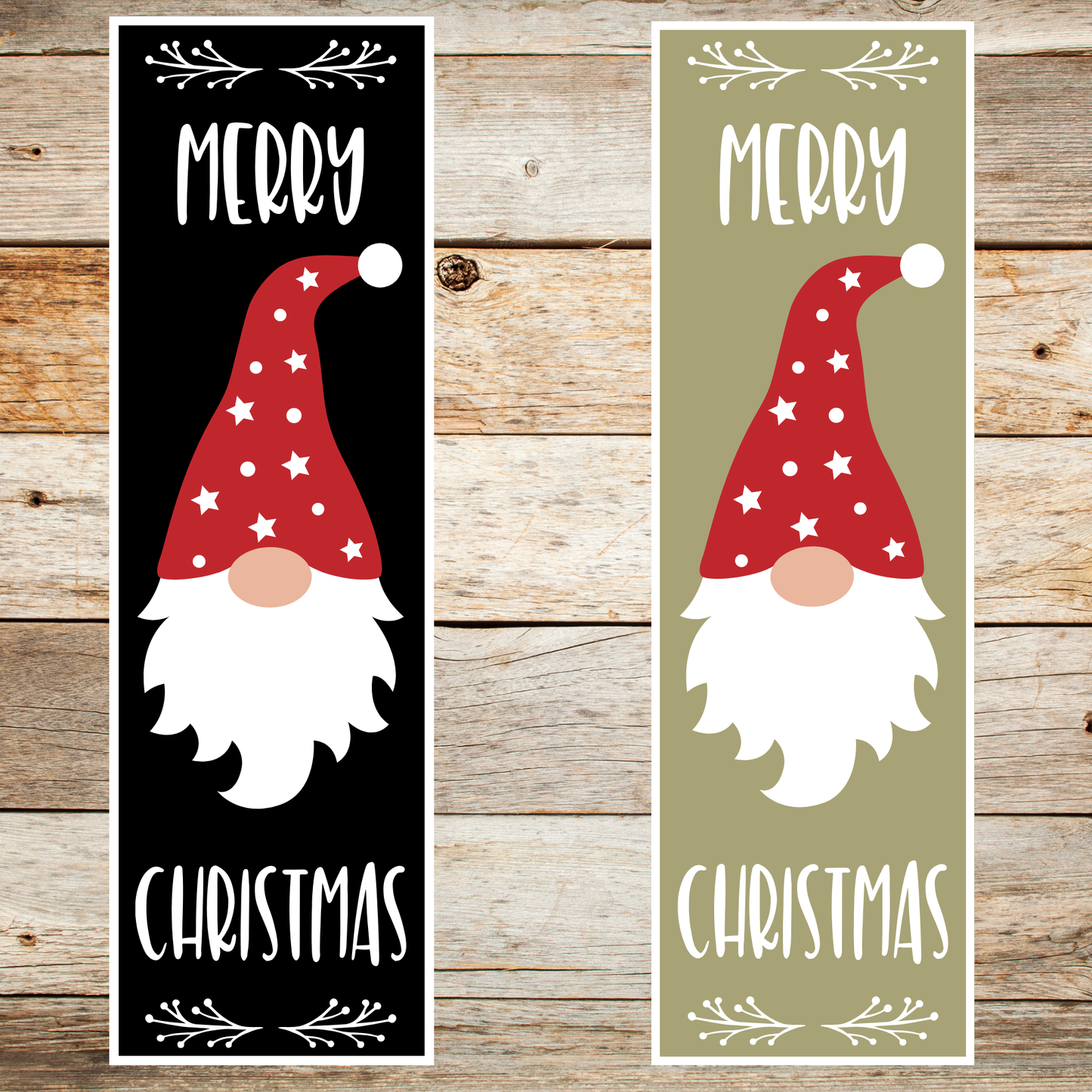 52" Tall Merry Christmas Santa Gnomes Porch Leaner Wooden Christmas signs Gnome Decor Christmas Decor