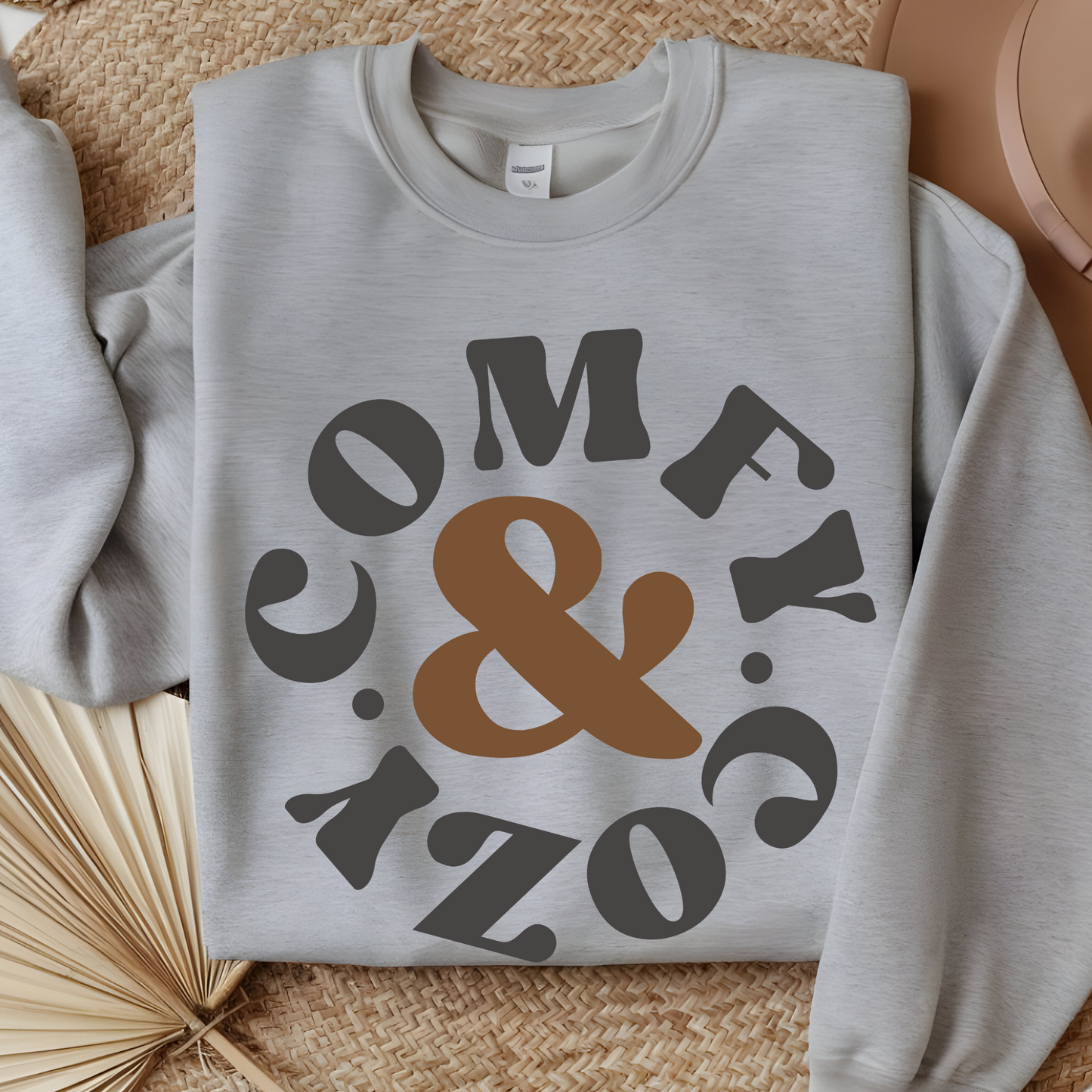 Cute Cozy And Comfy Women Crewneck Sweatshirt, Cozy And Comfy Women Sweater, Trendy Winter Women Gift