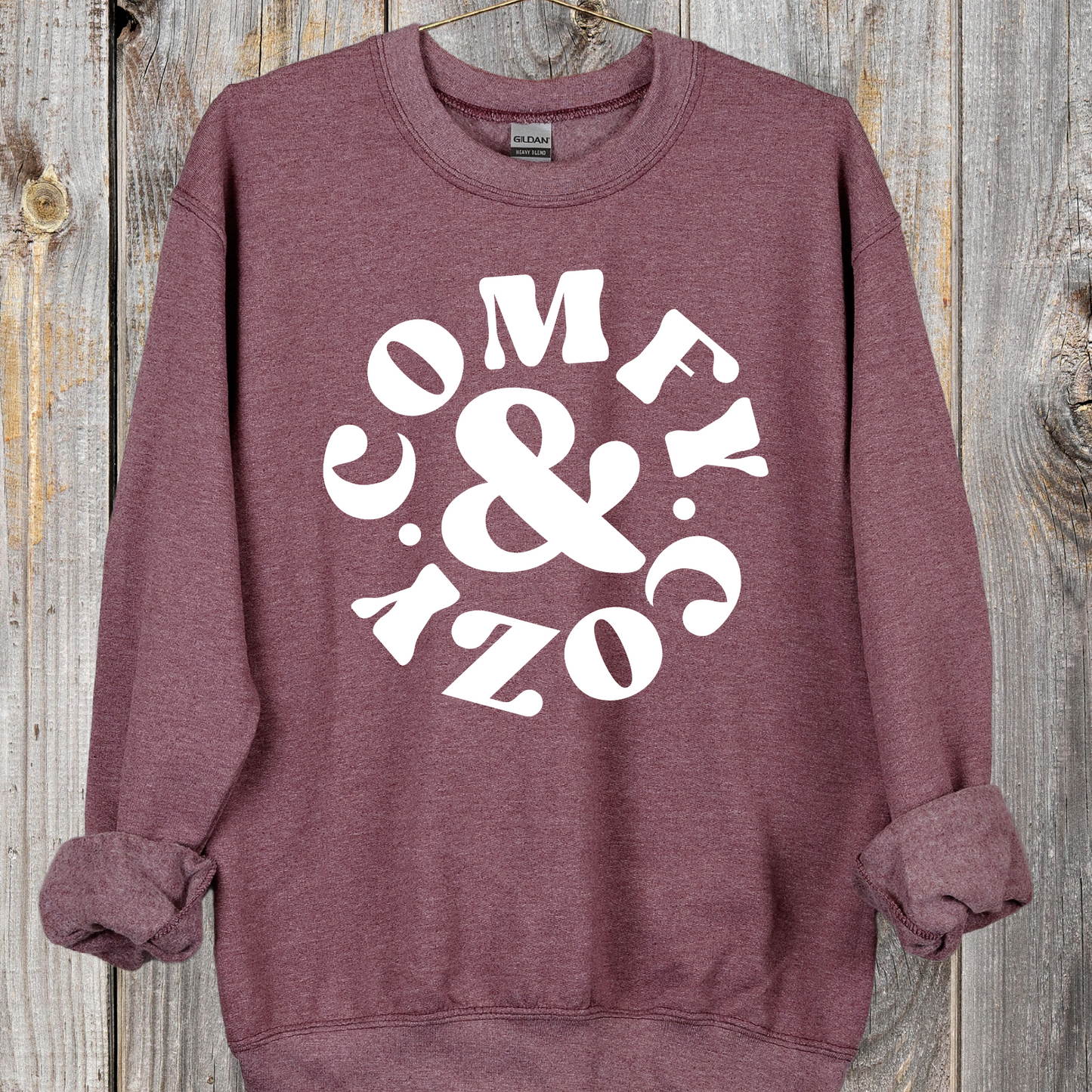 Cute Cozy And Comfy Women Crewneck Sweatshirt, Cozy And Comfy Women Sweater, Trendy Winter Women Gift