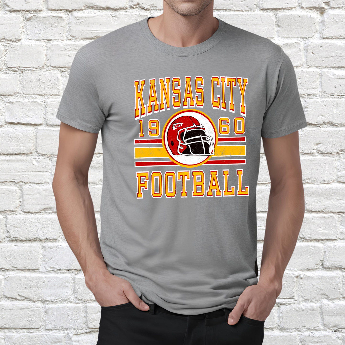 Kansas City Football Chiefs T-shirts and Sweatshirts Vintage Varsity KC apparel NFL shirts Retro Kansas City shirts