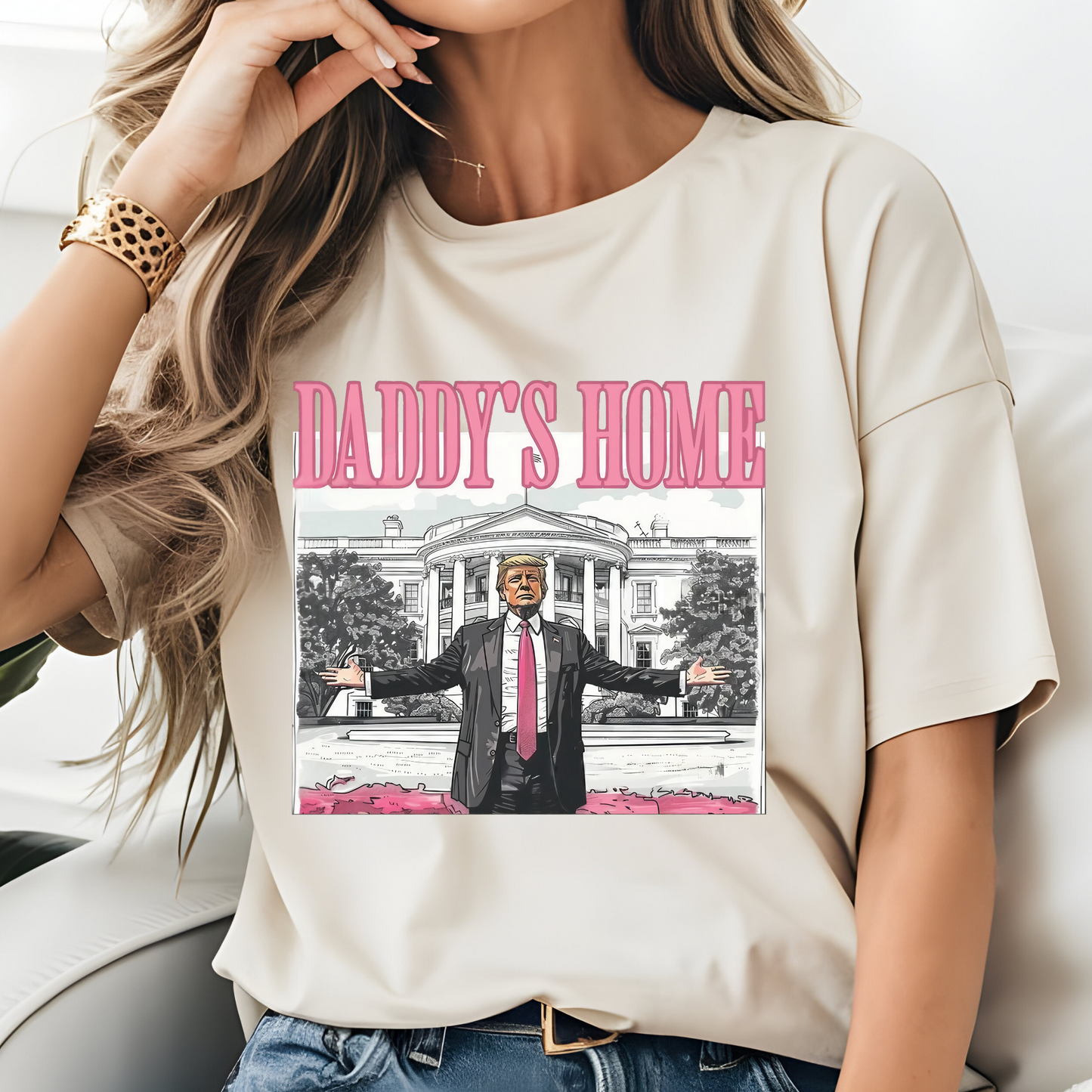 Daddy's Home Trump White House shirt Election Shirts Maga shirts Daddys Home shirts Republican Party Shirt