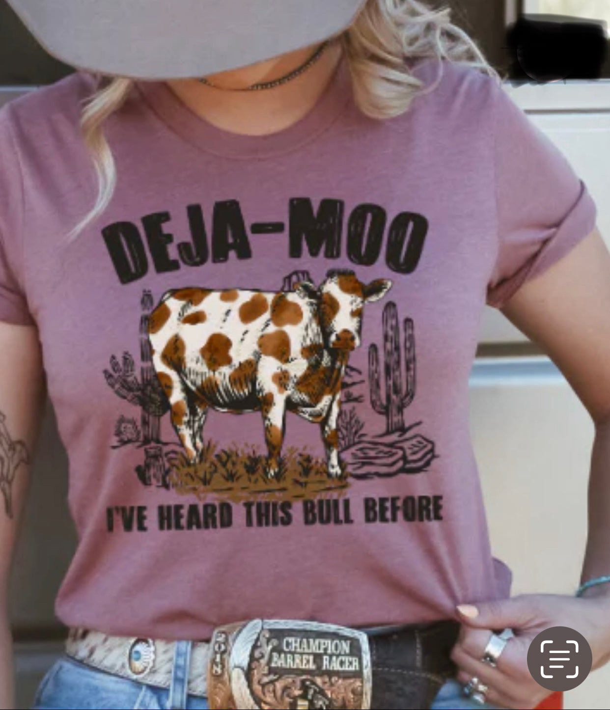 DEJA MOO I’ve heard this bull before GRAPHIC T-shirt.
