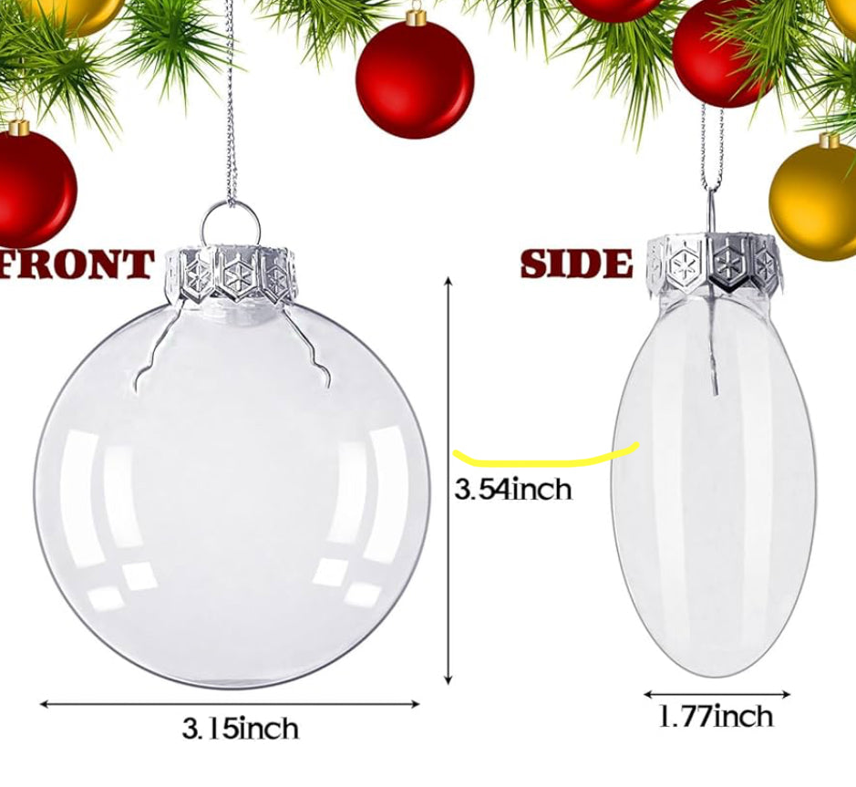 Personalized Ornament for Christmas Tree Name ornament Monogram Decor Christmas Decor Customized Ornaments