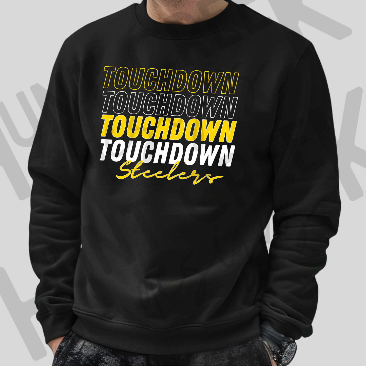 CUSTOMIZED TOUCHDOWN CHIEFS REPEAT DESIGN CUSTOM NFL T-SHIRTS AND SWEATSHIRTS CHIEFS FOOTBALL SHIRTS NFL SHIRTS STEELERS TITANS COWBOYS SHIRTS