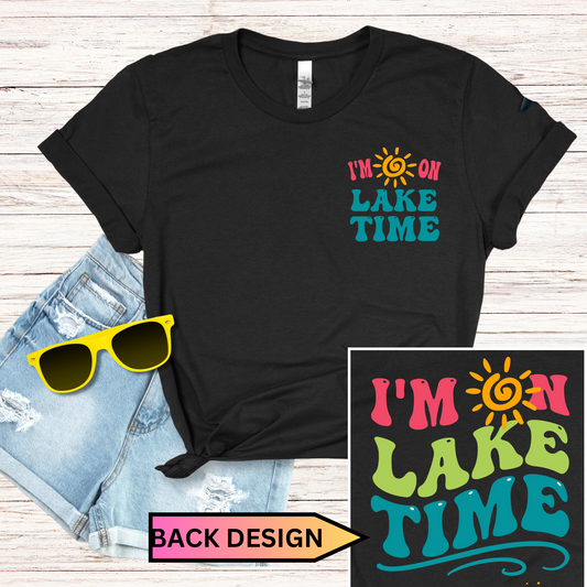 Lake time T-shirt
